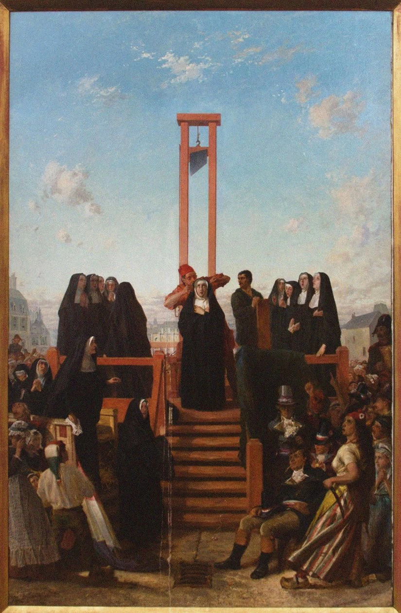 Ghigliottina. Le Carmelitane di Compiègne
